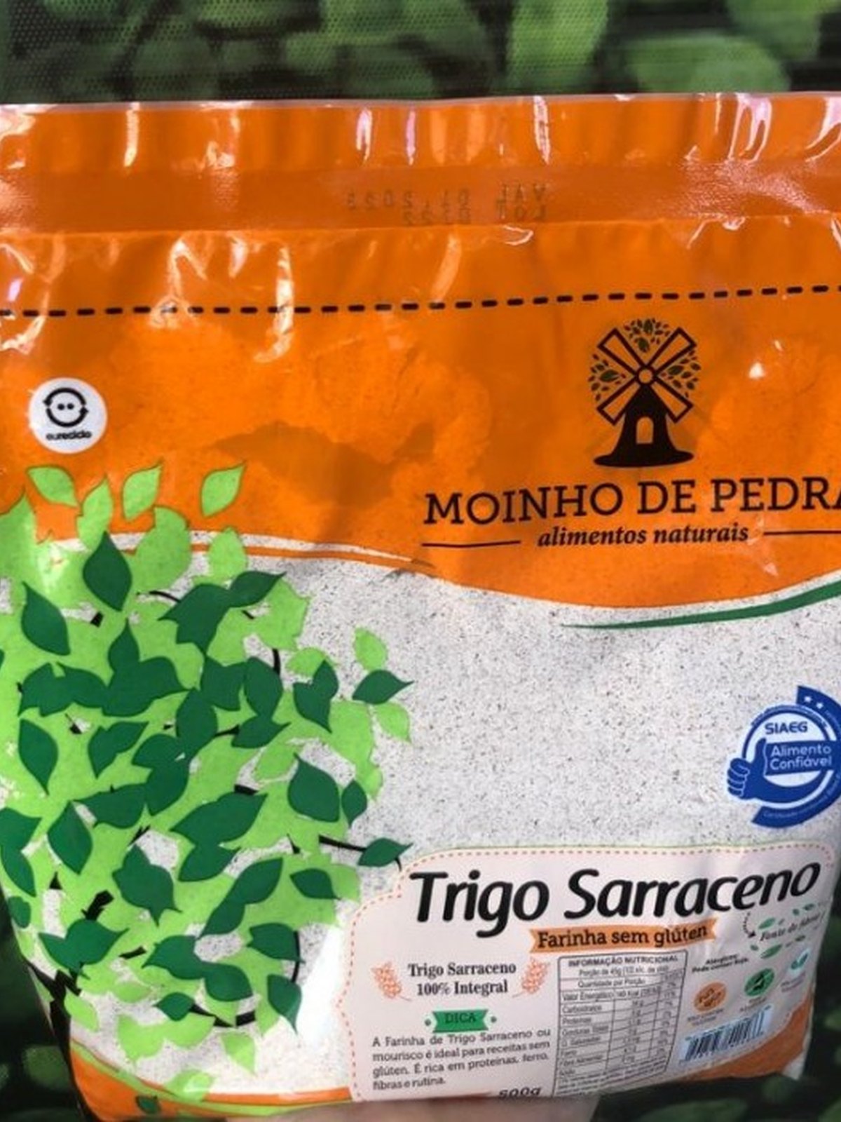 Farinhas sem glúten Moinho de Pedra: farinha de sarraceno